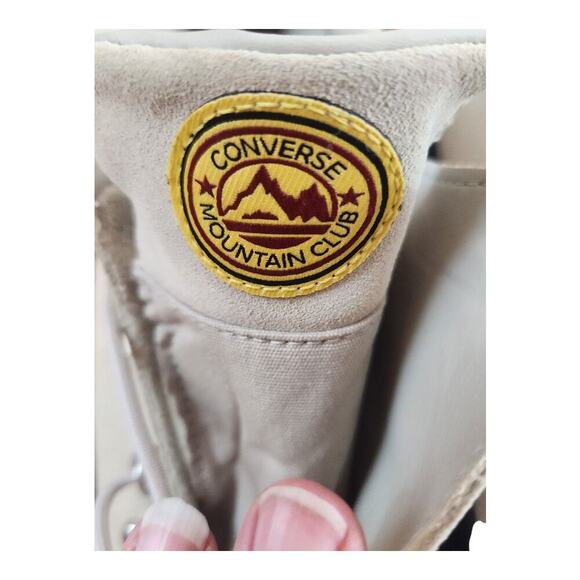 Converse shoes sz 10.5 mountian club one star chunky shoes fleece lined leather - Picture 7 of 16